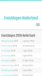 Mobile Screenshot of feestdagen.org