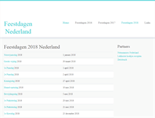 Tablet Screenshot of feestdagen.org